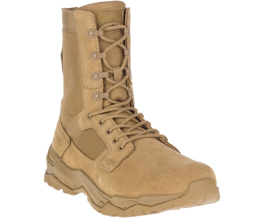 Botas Mujer - Merrell Mqc 2 Tactical Wide Width - Kaki - COYZ-01395